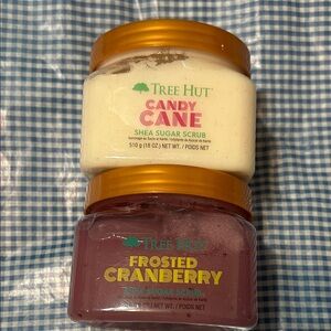 Candy Cane & Frosted Cranberry Shea Sugar Scrub Set